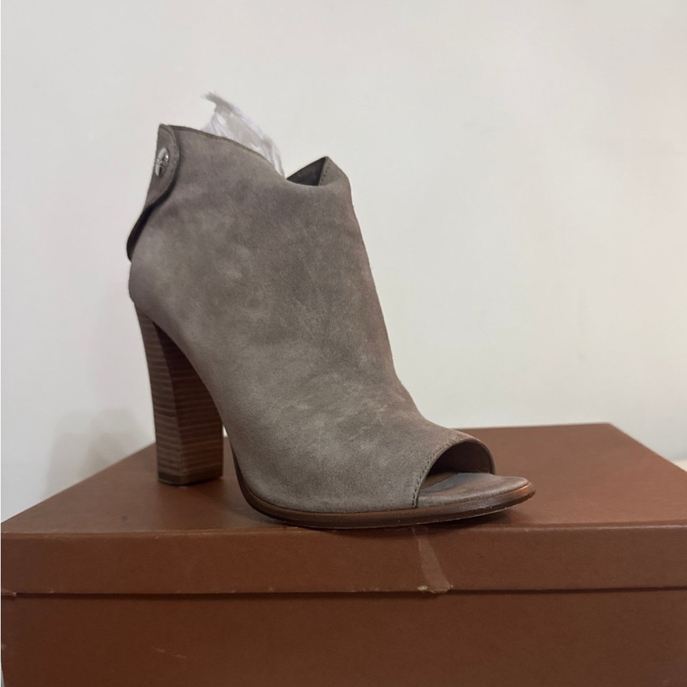 Coach Peep toe booties